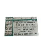 THIS AIN&#39;T NO PICNIC 2nd yr. 2000 Ticket ft.: Beck, Modest Mouse, Built ... - £23.46 GBP