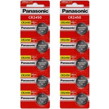 Panasonic PANASONIC-CR2450 620mAh 3V Lithium Primary Coin Cell Battery - £6.37 GBP+