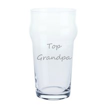 Grandpa Father&#39;s Day or Birthday Classic Pint Dartington Beer Glass (Top Grandpa - £16.66 GBP