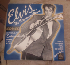 ELVIS PRESLEY Vinyl LP THE BEGINNING YEARS 1954 to 1956 with 20 Pg Book ... - £9.58 GBP