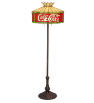Coca Cola Coke Stain Glass Floor lamp Light  74068 - £601.46 GBP