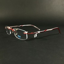 Bluebay by Safilo B&amp;B 486 M2D Eyeglasses Frames Gray Red Horn Rimless 47... - £36.44 GBP