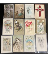 Antique Easter Postcards From 1900s  Lot 12 Various Posted &amp; Unposted - £7.29 GBP