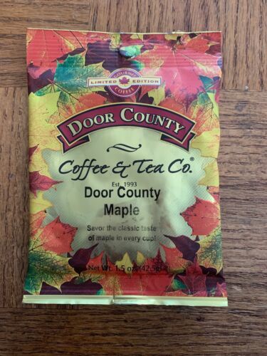 Door County Gourmet Coffee Maple 1.5oz Pack-New-SHIP N 24 HOURS - $7.80