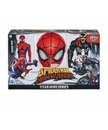 NEW SEALED Spider-Man Maximum Venom Titan Hero Figure Mask Set Walmart E... - £30.95 GBP