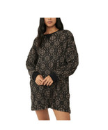 Large Free People Early Night PrintCotton Thermal Top In Black  BNWTS - $47.85 CAD