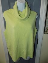 Goodclothes Lime Color Tunic Sweater Size L Women's EUC - $25.20