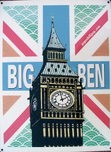 Big Ben Clock England Retro Classic British Metal Sign - £13.32 GBP