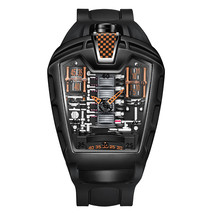 Personalized Mens Watch Silicone Quartz Watch Mens Sports Watch - £33.02 GBP
