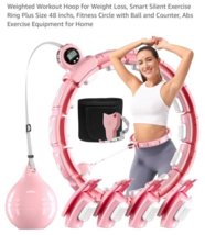 Smart Weighted Hula Ring Hoops for Adults Weight Loss, Quiet Infinity Hoop with  - £11.08 GBP