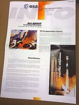 ESA European Space Agency Info March 1997 color 8-page tabloid bulletin - £7.92 GBP