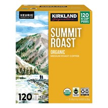 KIRKLAND SIGNATURE SUMMIT ROAST 120 CT ORGANIC K-CUPS - $55.85