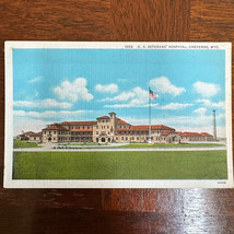 Cheyenne Wyoming Veterans Hospital With American Flag In Foreground Post... - £3.82 GBP