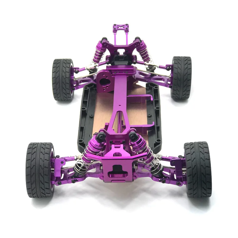 Wltoys 1/12 124017 124019 RC Car Metal Upgrade Frame Metal Modified Spare Parts - £136.08 GBP