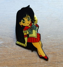 New Sailor Moon Sailor Mars vintage metal enamel scatter pin Rei Ray - $4.94