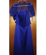 VINTAGE BLUE MODERN MAIDS EVENING GOWN Size 10 NEW - €43,22 EUR
