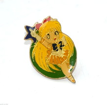 Euc Sailor Moon vintage metal enamel pin T.K.TA.T Star Sailor Venus Aino... - $19.79