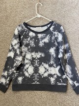 Grayson Threads Woman’s Gray Tie Dye Pullover Sweater Size Medium - $20.99