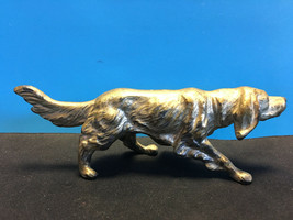 Old Vtg Collectible Lead Dog Irish Setter Animal Figurine - £48.03 GBP