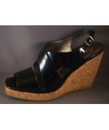 JESSICA SIMPSON EVA BLACK  PLATFORM WEDGE WOMEN SIZE 10 - $43.00