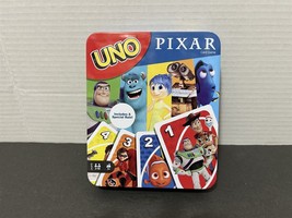 Pixar UNO Card Game In Collectors Tin, Toy Story, Nemo, Monsters Inc - $9.89