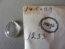 Vintage Omega Crystal 1233  14.5 x 11.9  NOS - $551.17 MXN