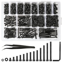 1023Pcs Metric M3 Bolt Assortment 13 Lengths 4Mm To 40Mm, 12.9 Alloy Steel - $35.98