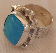 Turuoise silver ring 035 - $48.00