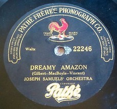 Joseph Samuels Orchestra - Dreamy Amazon / Nobody Knows... Pathé Pathe 22246 - £27.29 GBP