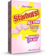 5 BOXES Starburst All Pink Strawberry Flavour Sugar Free *10/2026*Single... - $330.75 MXN