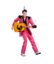 Elvis Presley - Elvis in Pink Suit with Guitar Ornament by Kurt Adler Inc. - £15.46 GBP
