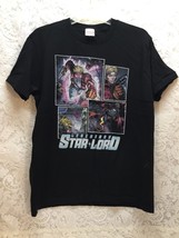 Marvel Legendary Star Lord Men&#39;s Graphic T-shirt Size Large Black - £14.09 GBP