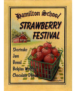 Strawberry Festival Fruit Plant Harvest Farm Produce Jam Metal Sign - £13.53 GBP