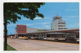 General Mitchell Field Air Terminal Postcard Milwaukee Wisconsin  - £9.48 GBP