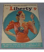 Liberty Magazine April 3, 1937 Cecil B. De Mille - $220.44 MXN