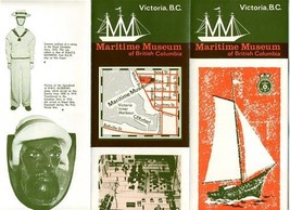 Maritime Museum of British Columbia Brochure 1960&#39;s - £14.32 GBP