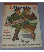 Liberty Magazine March 27,1937 Mancuso Baseball - $219.52 MXN
