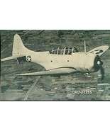 DAUNTLESS vintage WWII-era U.S. Army/Navy plane 5&quot; x 8&quot; photo card - €8,61 EUR