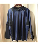 Spyder Active Shirt Mens Extra Large Navy Pro Web Fleece Lined Athleisur... - $21.78