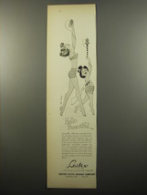 1950 United States Rubber Lastex Ad - Hello Beautiful - $18.49