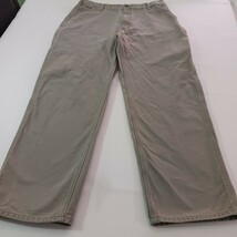 Carhartt B11-DES Dungaree Fit Mens 36×34 Fits 36×31 Carpenter Beige Rugged Jeans image 8