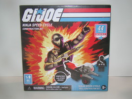 G. I. Joe - Ninja Speed Cycle - 44 Piece + 1 Figure - Construction Set (New) - £11.79 GBP