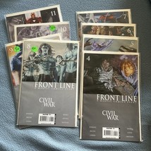 Lot of 8  “CIVIL WAR Front Line” MARVEL COMIC BOOKS  # 4, 5,6,7,8,9,10,11 - $7.72
