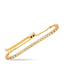 7.25&quot; Round Cut D/VVS1 Diamond Tennis Bracelet 14k Yellow Gold Over 7 Ct Ladies - £161.97 GBP