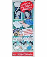 Oxydol Sparkle Detergent Sparkling White Bright Clean 1947 Vintage Print Ad - $13.49 CAD