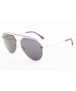 FENDI MM 0031 Palladium Burgundy / Gray Sunglasses FF MM0031/S 010 61mm - £150.92 GBP