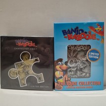Banjo Kazooie Jiggy Piece And Character Sculpture Ingot Figurine Metal Cards Set - £44.85 GBP