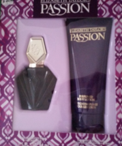 Elizabeth Taylor Passion 2 piece gift set Toilette Sprayt 1.5 oz &amp; 6.8 oz Lotion - £35.41 GBP