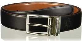 Genuine Perry Ellis Mens Reversible Belt Black Lt Brown Sizes 42 To 56 Msrp $45 - £22.76 GBP