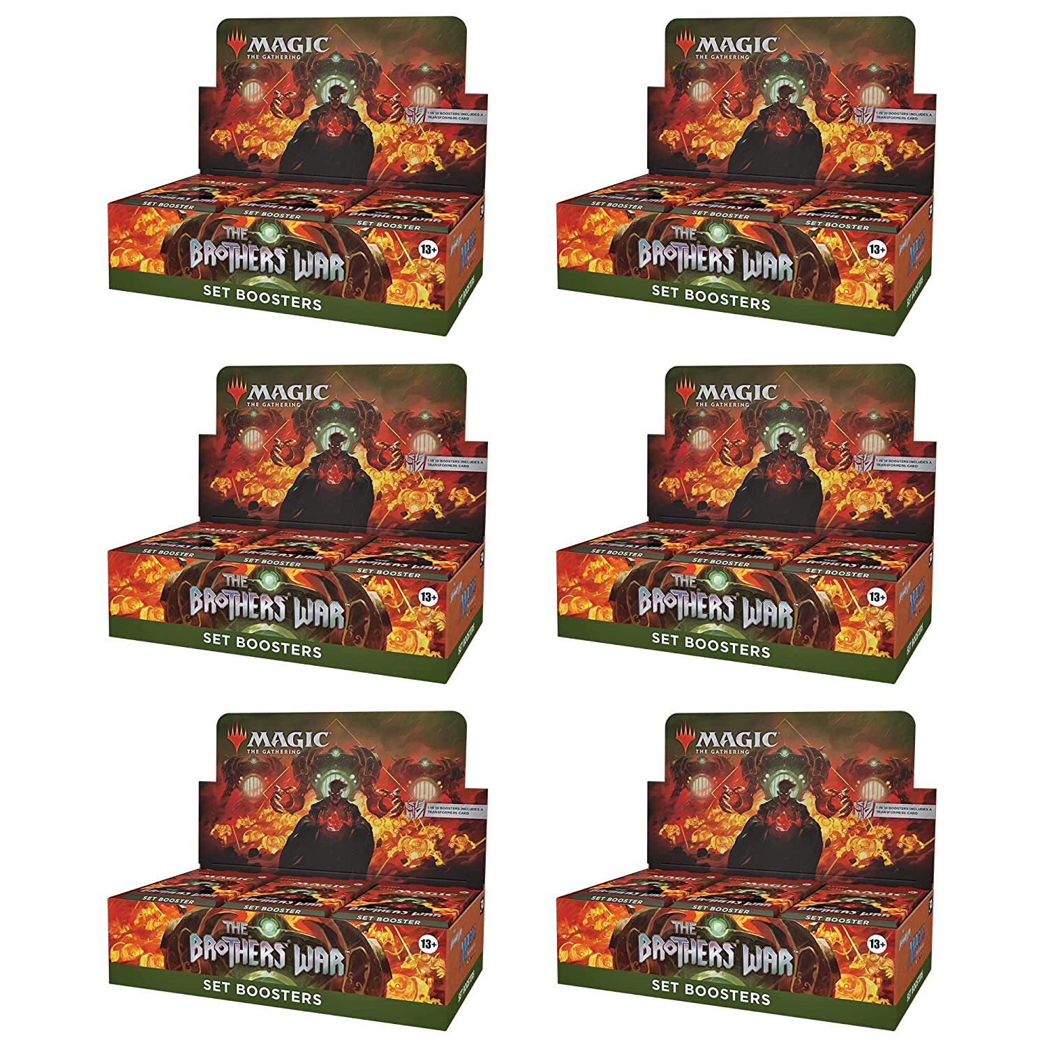 Magic: The Gathering The Brothers War Case of 6 Set Booster Boxes - $1,124.99